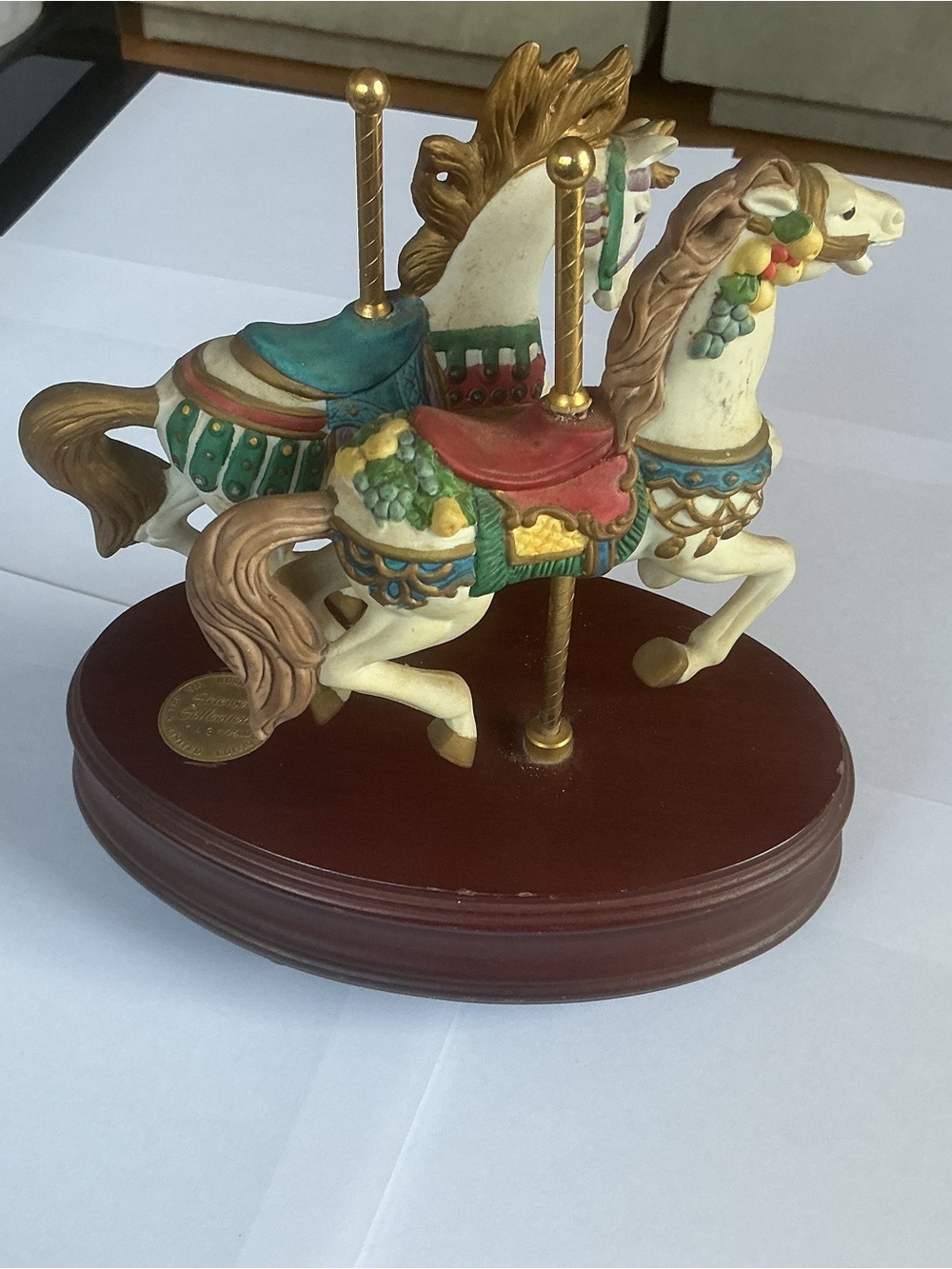 SF Music Box Co. Carousel Horses Music Box